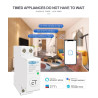 Ewelink Wifi 1 Phase ON-OFF Switch Breaker 50A 220VAC DIN Rail